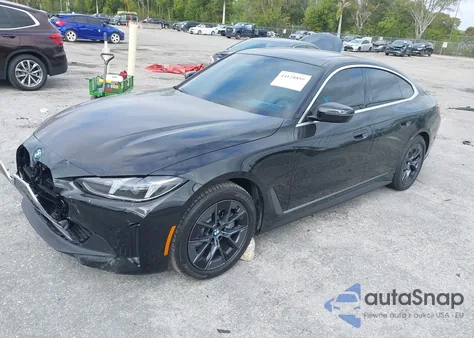 2025 BMW I4 Gran Coupe Edrive40 z USA, uszkodzony, nr VIN WBY23HD09SFV69307